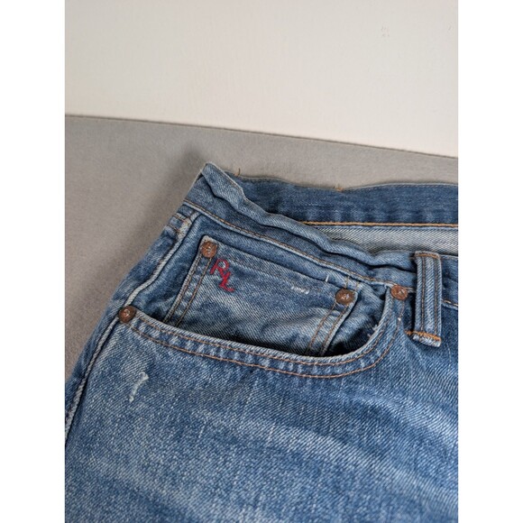 Polo Ralph Lauren 867 Classic Fit Blue Jeans Mens 36x30 Straight Leg ( Mexico ) - Picture 10 of 14